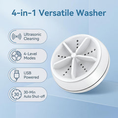 Portable Mini Ultrasonic Washing Machine