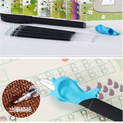 Kids Magic Practice book (4 Set of Books + 10 REFILL + 1 Pen + 1 Grip)