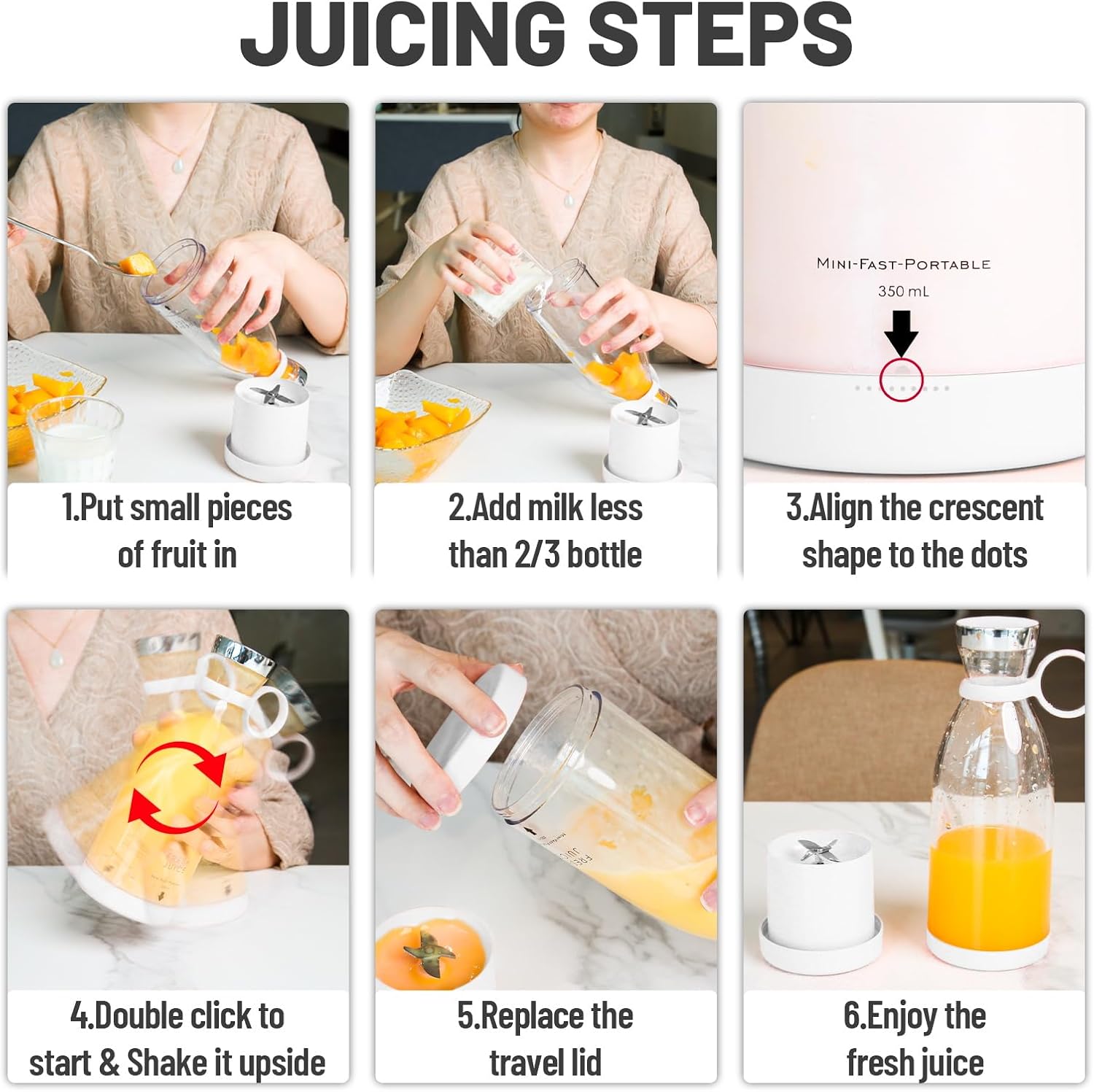 Portable Blender for Shakes and Smoothies