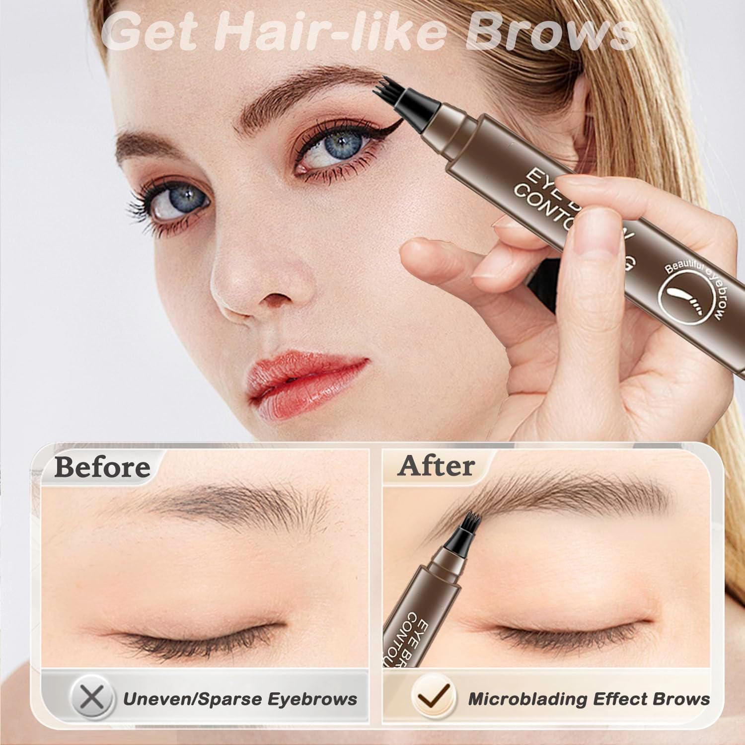 Waterproof Black Eyebrow Pencil