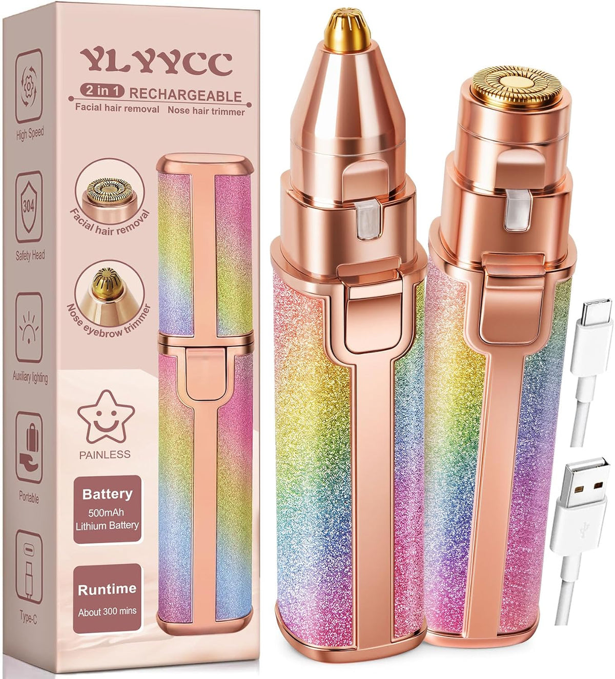 2-in-1 Nose & Eyebrow Trimmer