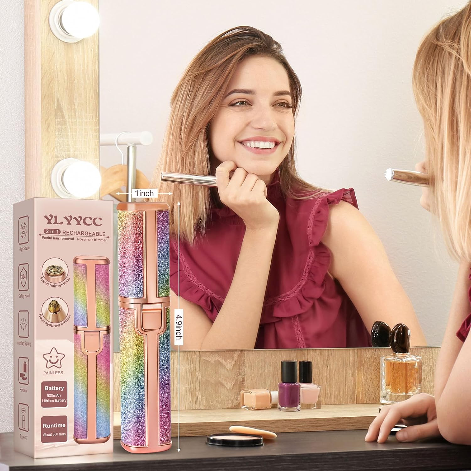 2-in-1 Nose & Eyebrow Trimmer